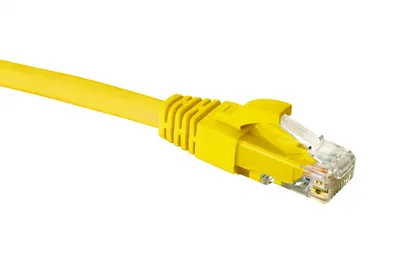 Патч-корд Eurolan 21D-U5-02YL, U/UTP Cat.5e, 2м, желтый