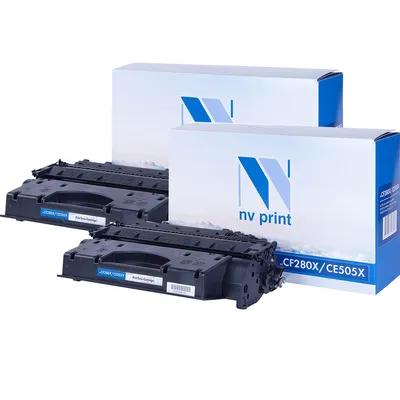 Картридж лазерный NV Print NV-CF280X/CE505X-SET2, черный, 2 шт, для HP