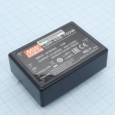DC/DC LED драйвер Mean Well LDH-45B-700W, повышающий, 18…32В вход, 21…64В/0.7А