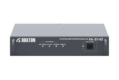 Преобразователь ROXTON FA-8142, оптический, одномод, 20 км, 230В/24DC