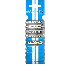 Батарейки Трофи LR03-10Bl Energy Power Alkaline (100/800/40000) (10 шт. в уп-ке)