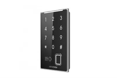 Считыватель Hikvision DS-K1109DKFB-QR, Desfire/Mifare/Felica, Bluetooth, QR, IP65