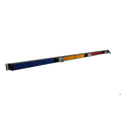 Блок распределения питания SNR SNR-PDU-36A06B-32L3, 36×C13 + 6×C19, 32 А, 3 фазы