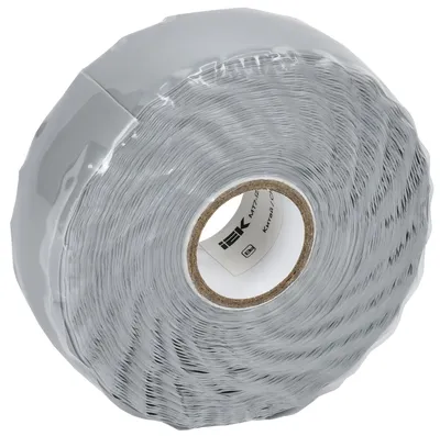 Изолента самослипающаяся IEK MIXTAPE PRO MT7-IZ32-D05-25-D91, 0.5×25 мм, 9 м, серая