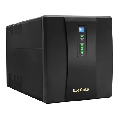 Повреждение упаковки Exegate (EP212521RUS/EP223437RUS) SpecialPro UNB-1500.LED.AVR.4SH.USB (1500VA/950W, LED, AVR, 4*Schuko, USB, батарея 12V 9Ah - 2 шт., Black)
