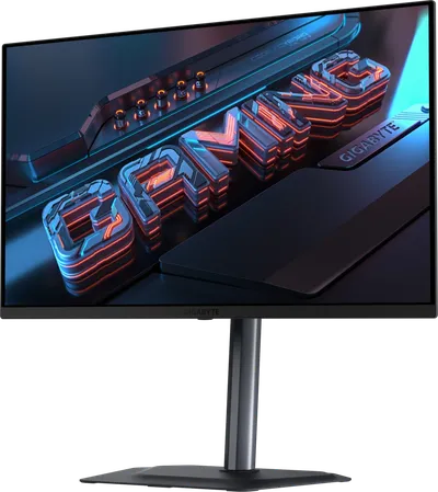 Монитор 27" Gigabyte MO27U2 QD-OLED 3840x2160, 240 Гц, 0.03 мс, 16:9, 250 кд/м², 2xHDMI 2.1, DP 1.4, USB-C (18 Вт), 3.5 Jack, USB Hub (3x USB 3.2), динамики (2x5 Вт), HDR10, FreeSync, G-Sync, черный
