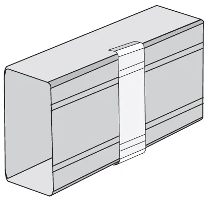 Накладка DKC 00888 GAN 120, на стык крышки, In-liner Classic