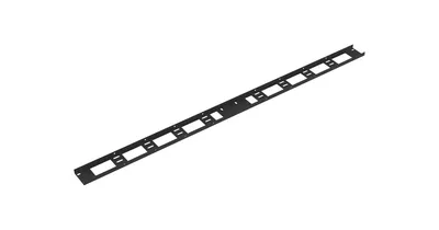 Органайзер кабельный NIKOMAX ESSENTIAL TLK-OV75-2-42U-I-BK, 42U, вертикальный, черный