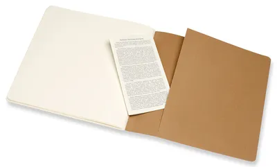 Скетчбук Moleskine ART CAHIER SKETCH ALBUM ARTSKA5P3, 190×190 мм, 88 стр., бежевый