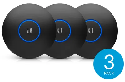 Кожух Ubiquiti nHD-cover-Black-3, для nanoHD, 3 шт, чёрный