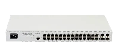 Коммутатор Eltex MES2428P_AC, L2, 24×1GbE PoE+, 4 Combo, 220В AC
