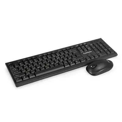 Комплект клавиатура+мышь ExeGate Professional Standard Combo MK200, 104 клавиши, 1200 DPI, USB, 2,4 ГГц