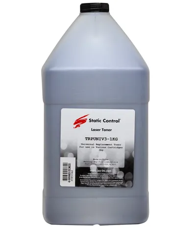 Тонер Static Control TRPUNIV3-1KG, черный, 1 кг, для Pantum