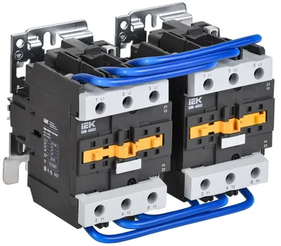 Контактор КМИ-48032 реверс 80А 230В/АС3 2NO,2NC
