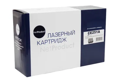 Картридж NetProduct N-CE251A, для HP CLJ CP3525, C, 7K
