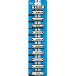 Батарейки Трофи LR6-10Bl Energy Power Alkaline, AA, 1,5 В, 2500 мА·ч, 10 шт.