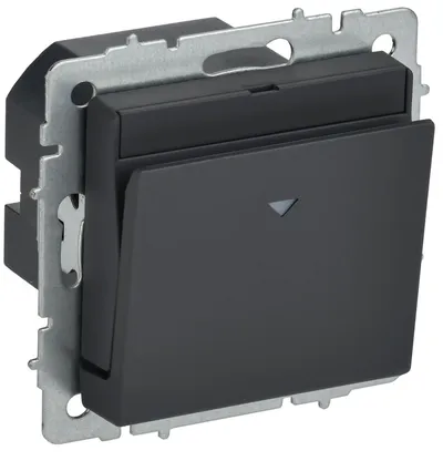 Выключатель карточный IEK BRITE BR-V11-0-10-K53, 30 А, 220 В, IP20, графит
