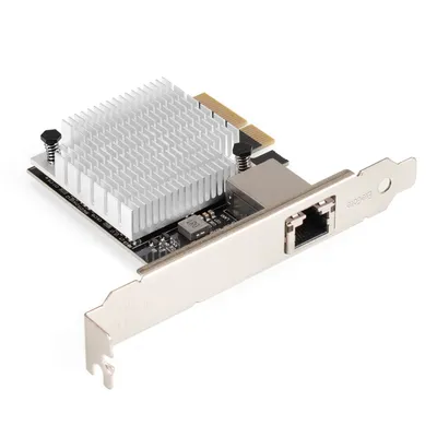 Сетевой адаптер ExeGate EXE-107S, PCIe x4, 1x RJ45, 10 Гбит/с, AQC107S