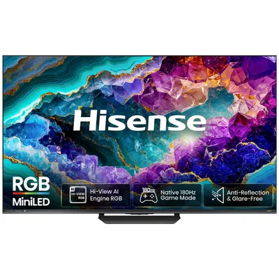 Телевизор Hisense 65UR8S, 65", Mini-LED, 4K, 180Hz, Smart TV, HDR10+
