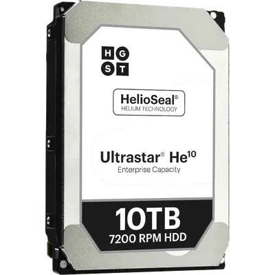 Жесткий диск WD HUH721010AL4204, 10 ТБ, 3.5", SAS-3, 7200 об/мин, 256 МБ