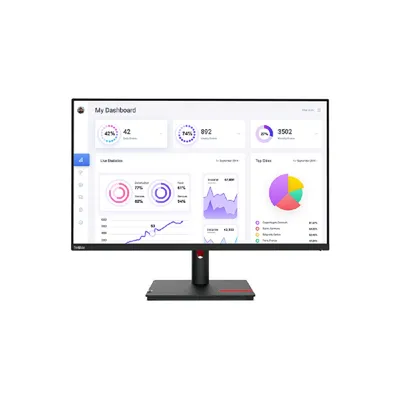 Монитор Lenovo ThinkVision T32p-30, 31.5" IPS 4K 60 Гц, USB-C 90 Вт, RJ45
