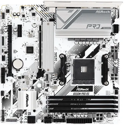 Материнская плата ASROCK B550M PRO RS, AM4, 4×DDR4, 2×M.2, mATX