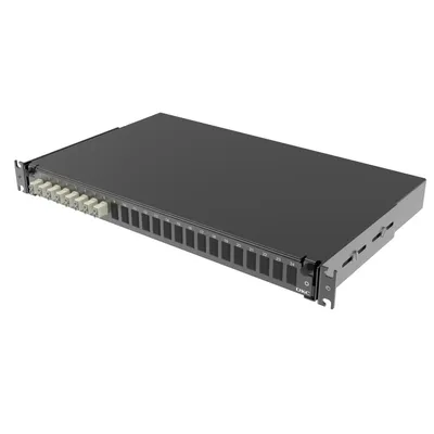 Полка DKC RNFP50DLCU8, оптическая выдвижная 1U, 8×duplex LC OM2