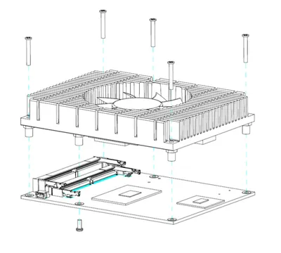 Вентилятор Axiomtek TS008-CEM500