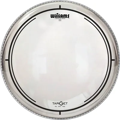 Пластик для бас-барабана WILLIAMS W2-7MIL-18BD, двуслойный, 18", прозрачный