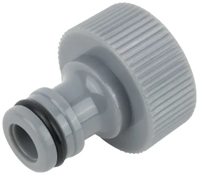 Шланговый патрубок Fit 77413, внешний 3/4", 25 мм, пластик