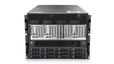 Серверная платформа/ Gooxi SYR8108G-D12R-G5 8U-8 GPU cards platform based on AMD 9005/9004; 24*DIMM slots  TDP=500W support 8*SATA+4*NVME support front 4*GPU cards + rear 4*GPU cards (fan version) 8*1600w psu  8*GPU cables for 5090 fan version rail kits Eu cables