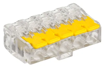 Клемма IEK UKZ60-415-004, СМК 5-зажимная, до 4мм², 32А