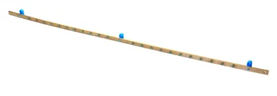 Шина заземления Eurolan 60A-14-12GR, 19", 1000мм, 22 точки, 200А