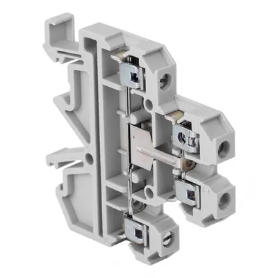 Колодка клеммная EKF plc-jxb-2-4/35L-gy, JXB-4/35, двойная, тип L
