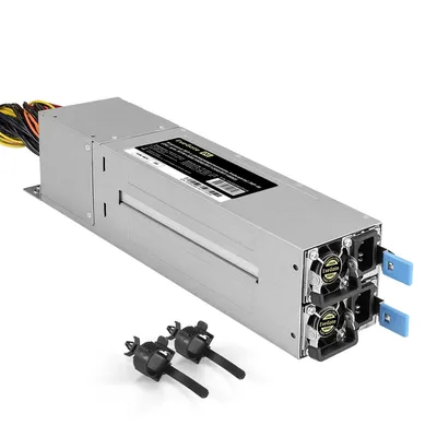 Серверный блок питания с резервированием 2U Redundant 2x1300W ExeGate Industrial-RTS1300 (CRPS, ШВГ =77x84x265mm, APFC+Half bridge (LLC)+DC-DC, КПД 94% (80 PLUS Platinum), 4 cm fan, 24pin, 2x(4+4)pin, 2PCIe, 2SATA, 6IDE, RTL)