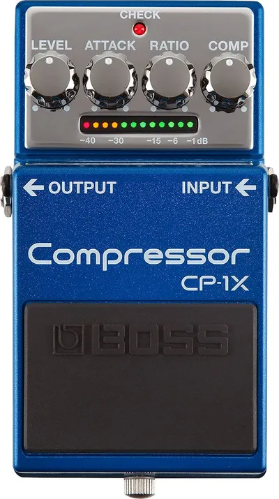 Педаль эффектов Boss CP-1X, гитарный компрессор, технология MDP, 9 В