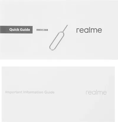 Смартфон REALME 6941764487772, RMX5388 Note 80, 128Gb/4Gb, голубой