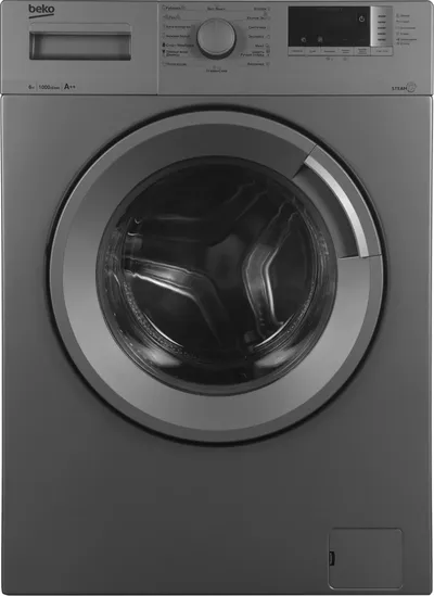 Стиральная машина Beko WSRE6512ZSS, фронтальная, 6 кг, 1000 об/мин, класс A