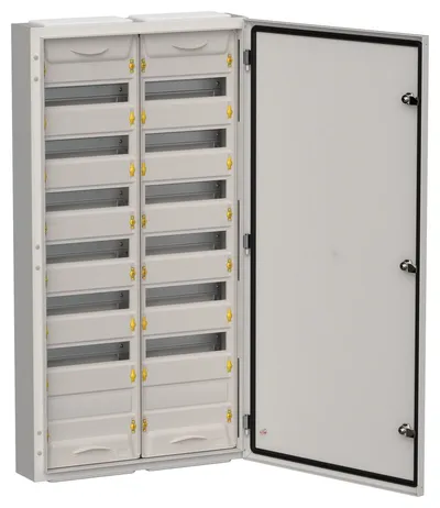Корпус электрощита IEK TITAN 5 ЩРн-168 (2х84), 1085х570х140 мм, IP54