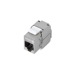 Модульный соединитель Пожтехкабель-СКС 201-008, Keystone Jack RJ-45, кат. 5e, экранированный