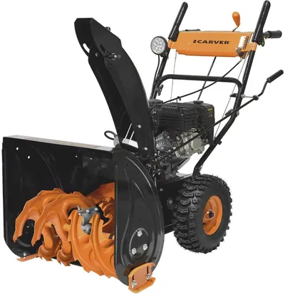 Снегоуборщик CARVER STG 7056EL, бензиновый, 7 л.с., захват 56 см