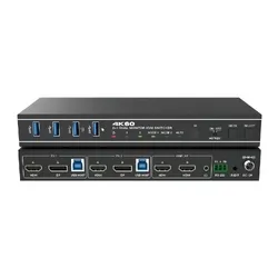 KVM-переключатель KanexPro KVM-2X1DUAL4K, 2×1, Dual 4K