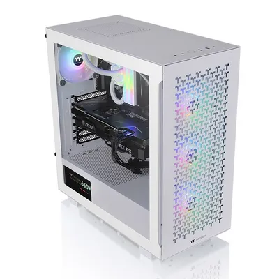 Корпус Thermaltake V350 TG ARGB Air Snow (CA-1S3-00M6WN-03), Mid Tower, ATX, белый