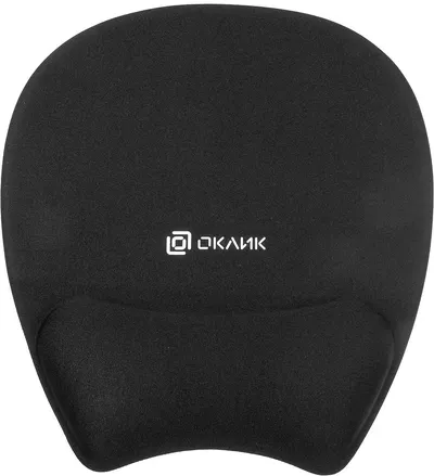 Коврик для мыши OKLICK OK-RG0580-BK, ткань, гелевая подушка, 245×220×24 мм, чёрный