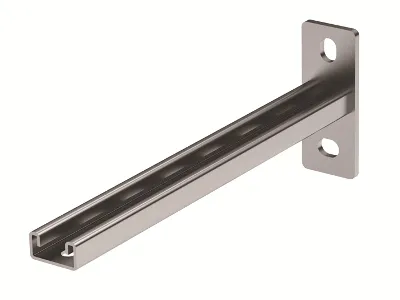 Консоль одиночная DKC BBP2120HDZ, 41×21 мм, осн. 200 мм, горячеоцинкованная