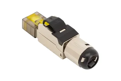 Коннектор SNR SNR-RJ-45-SD-с8-SC, RJ-45 (8P8C), Кат.8, экранированный, T568A/B