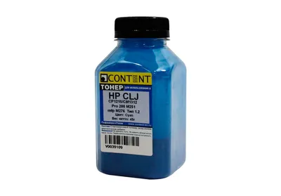 Тонер Content 1010100415, для HP CLJ CP1215/CM1312, 45г