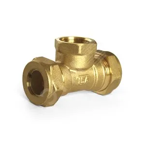 Тройник Stahlmann STFL3211/432BEF, латунь, 32×1 1/4"×32, ВР
