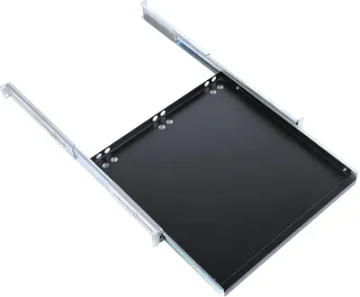Полка клавиатурная Eurolan 60A-04-45-11BL, 19", 1U, выдвижная, 30кг