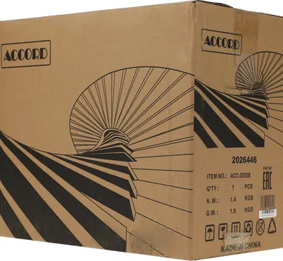 Корпус Accord Entry ACC-2053B, Mini-Tower, MicroATX, без БП, 2xUSB 2.0